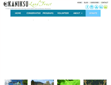 Tablet Screenshot of kaniksulandtrust.org